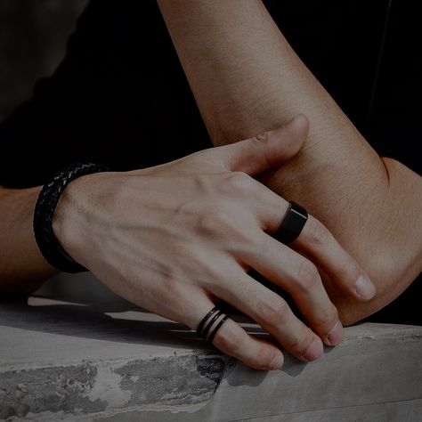 Hands With Rings, Aesthetic Rings, Hand Reference, Male Hands, Content Page, Pretty Hands, Aesthetic Guys, + Core + Aesthetic, Men's Jewelry Rings