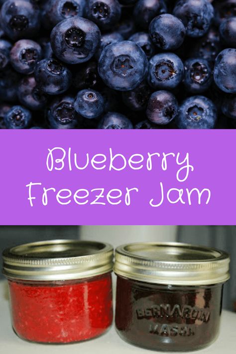 Blueberry Jam in the Freezer Blueberry Freezer Jam Recipe Sure Jell, Blueberry Freezer Jam Recipe, Blueberry Freezer Jam, Freezer Jams, Edible Recipes, Broccoli Potato, Homemade Brunch, Blueberry Jam Recipe, Freezer Jam Recipes