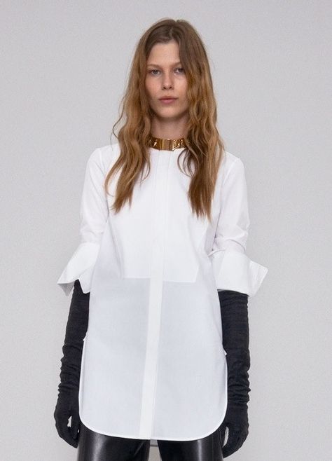 celine Womens Tuxedo, Long Black Gloves, Celine Logo, Perfect White Shirt, Tuxedo Shirt, Fashion Journals, Catwalk Fashion, Because I Can, Phoebe Philo