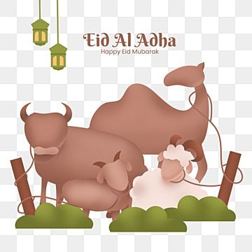 Tradition Decoration, Eid Al Adha Design, Hajj Mabroor, Animal Sacrifice, Faceless Character, Eid Al-adha Design, Animal Slaughter, Eid Adha Mubarak, Muslim Greeting