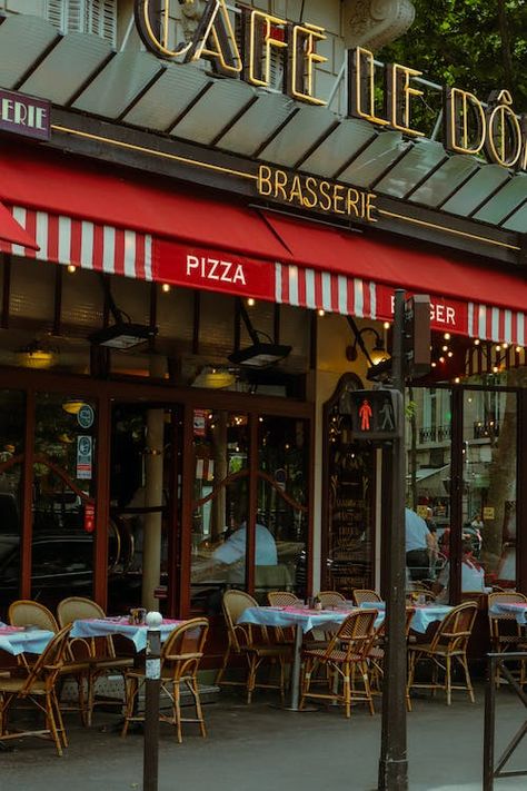 A Café in Paris · Free Stock Photo Tradition Aesthetic, Business Images, Italian Cafe, Pasta Bar, Paris Vibes, Parisian Cafe, Italian Ice, Pizza Restaurant, Paris Cafe