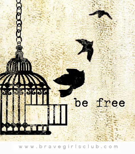 Bird Escaping Cage Drawing, Bird Out Of Cage, Bird And Cage Tattoo Freedom, Freedom Tattoo Ideas For Women, Bird Cage Illustration, Freedom Drawing, Birdcage Tattoo, Freedom Tattoo, Quotes Freedom