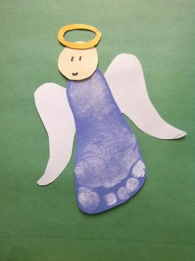 Angel Footprint Craft, Footprint Angel, Toddler Memory Book, Angel Baby Ornament, Baby Footprint Crafts, Baby Crafts Diy, Nursery Crafts, Footprint Craft, Christmas Art Projects