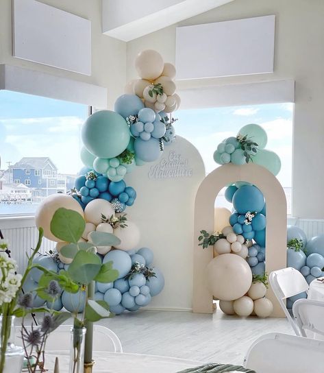 budget friendly baby party decoration！🎉 #auckland #newzealand🇳🇿 #aucklandhikes #aucklandparks #aucklandhomes #photo #photooftheday #landscape #nature#beautiful #healthy #fashion #aucklandevents #aucklandphotographer#aucklandweddings #events #eventstylist #eventdecorations Blue Balloon Arch, Baby Shower Balloon Arch, Golf Baby, Baby Party Decorations, Boys Birthday Party, Garland Diy, Blue Balloon, Green Garland, Green Balloon