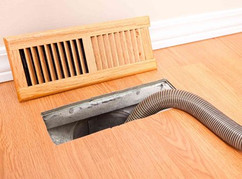 DIY duct cleaning lets you save on the cost of professional duct cleaning. Learn how to clean ducts yourself. Hvac Cleaning, Hvac Ductwork, Cleaning Air Vents, Hvac Duct, Clean Air Ducts, Chimney Cleaning, Clean Dryer Vent, Hvac Filters, Air Ducts