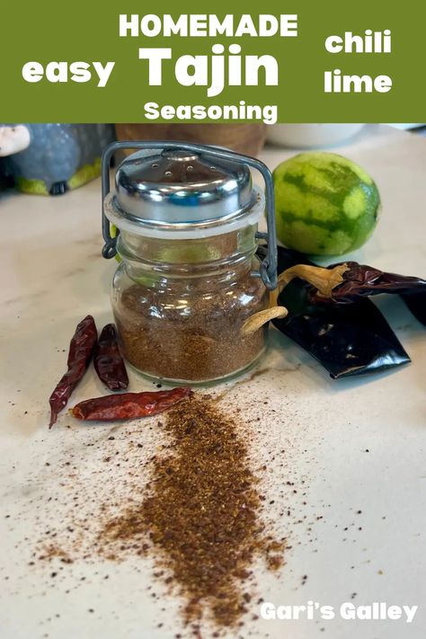 Homemade Tajin Seasoning Homemade Tajin Seasoning, Homemade Tajin, Tajin Seasoning, Asian Seasoning, Ancho Chili, Mexican Spices, Homemade Chili, Spice Grinder, Seasoning Blend