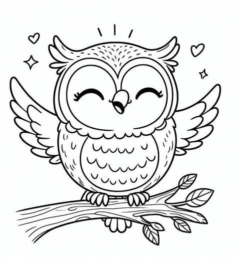 Owl Coloring Page, Owl Stencil, Owl Templates, Owl Coloring, Owl Printables, Free Christmas Coloring Pages, Funny Vinyl Decals, Owl Coloring Pages, Doodle Art Flowers