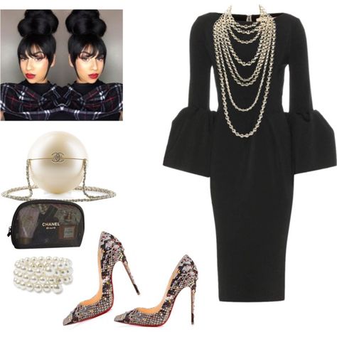 State Meeting!!!! by cogic-fashion on Polyvore featuring polyvore, fashion, style, Roksanda, Christian Louboutin, Chanel, Nordstrom, Prada, RetrÃ² and clothing Cogic Fashion, Dressy Clothes, Church Attire, Women Church, Church Outfit, Church Fashion, Look Formal, Church Suits, Church Outfits