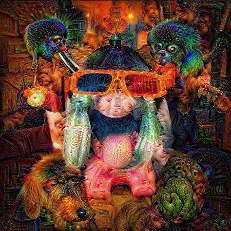 #inceptionism #dreamscope #acid #deepdream by m0s_l Dream Instagram, Trippy Visuals, Dangerous Minds, Psychadelic Art, Bizarre Art, Psy Art, Illustrations Art, Image 3d, Illusion Art