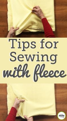 Sewing With Fleece, Tips For Sewing, Tips Sewing, Sewing Fleece, Sewing Circles, Beginner Sewing Projects Easy, Leftover Fabric, Sewing Projects For Beginners, Sewing Skills