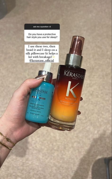 Kerastase Hair Serum, Sephora Hair Products, Kerastase Products, Kerastase Hair, Best Hair Products, Healthy Hair Routine, Best Hair Care Products, Hair Growth Tips, Curly Hair Care