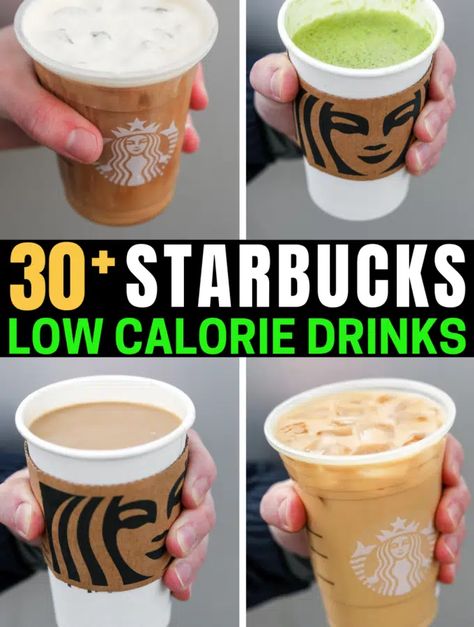 Low Calorie Hot Starbucks Drinks, Low Calorie Starbucks Drinks Hot Coffee, Starbucks Drinks Under 100 Calories, English Breakfast Tea Latte, Low Calorie Starbucks, Low Calorie Starbucks Drinks, Iced Matcha Green Tea, Matcha Tea Latte, Cinnamon Dolce Syrup