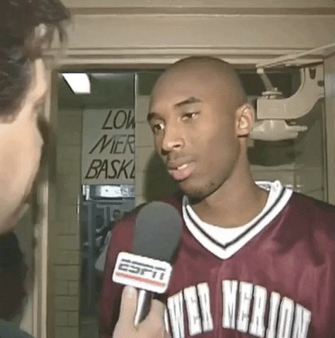 Lower Merion Kobe Bryant, Kobe Bryant Gif, Kobe High School, Nba Gif, Kobe Bryant High School, Young Kobe Bryant, Sports Gif, Reaction Gif, Kobe Bryant Pictures