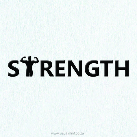 Month of Typography: Day 9 | Strength Strong Typography, Business Identity, Indian Art Paintings, Typography Quotes, Letterhead, Indian Art, Music Poster, Word Art, Typography Design