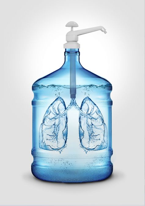 Digital retouching lungs on Behance Old Apple Logo, Bottle Design Water, Mineral Water Brands, Art Campaign, Laundry Icons, Happy Birthday Bestie, Water Packaging, Healthy Lungs, Water Poster