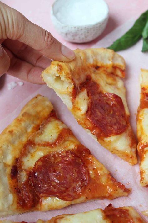 Gluten free stuffed crust pizza - The Gluten Free Blogger Best Gluten Free Pizza Dough, Easy Gluten Free Bread Recipe, Easy Gluten Free Bread, Yeast Pizza Dough, Gluten Free Bread Recipe, Stuffed Crust Pizza, Gluten Free Pizza Recipes, No Yeast Pizza Dough, Stuffed Crust