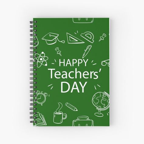 World Teachers Day, World Teacher Day, Day Journal, World Teachers, Happy Teachers Day, Teachers Day, Cover Ideas, Cool Notebooks, Teacher Appreciation Week