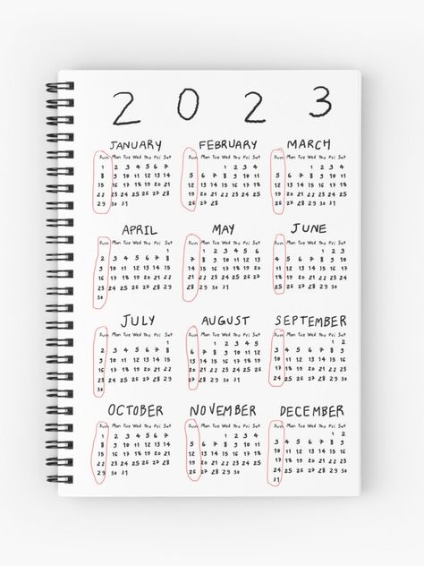 "Handwritten Calendar 2023, Cute Hand drawn doodle Calendar 12 months" Spiral Notebook for Sale by DotLinePlane | Redbubble Hand Drawn Calendar, Calendar 2023 Cute, Drawn Calendar, Doodle Calendar, 2023 Notebook, Gift Journal, Minimalist Calendar, Calendar 2023, New Year 2023