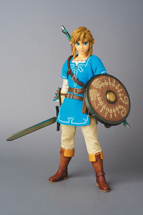 Real Action Heroes The Legend of Zelda 1/6 Scale Action Figure: Link Breath of the Wild Ver. - more pics Link Breath Of The Wild, Hobbit Cosplay, Zelda Costume, Monster High Boys, Zelda Tattoo, Link Cosplay, Link Zelda, Retro Videos, Zelda Art