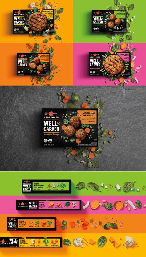 CBX - Applegate #meat #packaging Chocolate Packaging Design Creative, Food Packing Design, Food Packaging Design Inspiration, Meat Packaging Design, Food Package Design, Packaging Design Food, Meat Packaging, Chocolate Packaging Design, Creative Branding Design