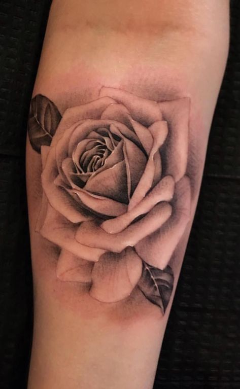 Black And Gray Rose Tattoo, Gray Rose Tattoo, Grey Rose Tattoo, Black And Grey Rose Tattoo, Rose Tattoo Meaning, Realistic Rose Tattoo, Black And Grey Rose, Rose Tattoo Sleeve, Rose Tattoos For Women