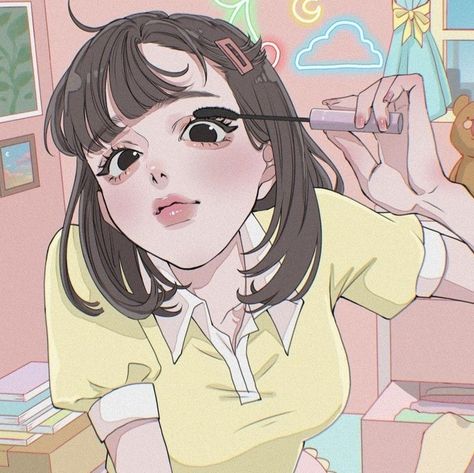 New Anime, Pretty Drawings, Girls Cartoon, Arte Inspo, Cute Cartoon Drawings, Cute Art Styles, Girls Cartoon Art, Sketchbook Art Inspiration, Art Inspiration Drawing