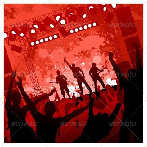 Crowd Drawing, Illustration Night, Trendy Party Decor, Concert Crowd, Trendy Music, 타이포그래피 포스터 디자인, Super Party, Party People, People Illustration