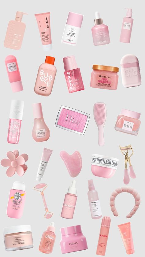 Pink skincare (do you want another colour?) #pink #skincare #preppy #pinkskincare Pink Skin Care, Skincare Preppy, Pink Skincare, Sephora Skin Care, Skincare Inspiration, Preppy Lifestyle, Pink Skin, Skin Care Kit, Birthday List