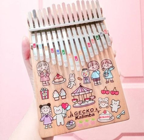 Kalimba Aesthetic, Korean Life, Organization Decor, Cute Cartoon Wallpapers, Cartoon Wallpaper, Musical Instruments, Cute Cartoon, Wallpapers, Quick Saves