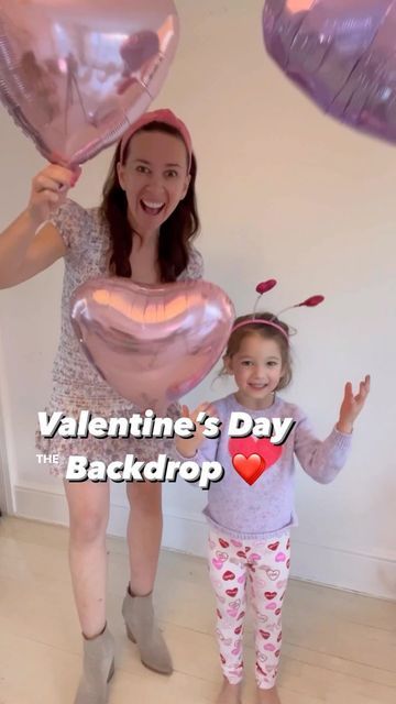 Shannon Doherty on Instagram: "CUTEST VALENTINE’S DAY BACKDROP IDEA!❤️ SAVE THIS!! Perfect for pictures or your Valentine’s day party decor!! All you need are heart shaped balloons and wall safe tape!! FOLLOW me @athomewith.shannon for all my favorite SUPER SIMPLE ideas and EASY MOM HACKS! #decor #decorhack #valentinesday #valentinesdaydecor #momhacks #momhack #momsofinstagram" Shannon Doherty, Heart Shaped Balloons, Day Party Decor, Valentines Balloons, Wall Safe, Balloon Wall, Heart Balloons, Mom Hacks, Day Party