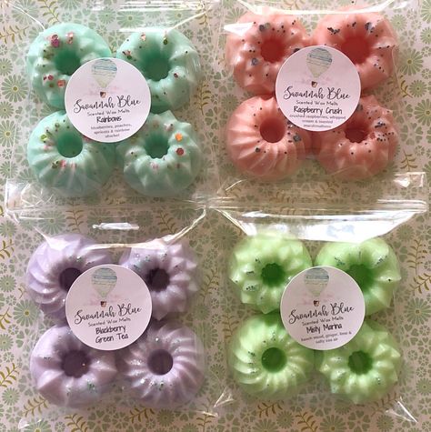 Wax Melt Ideas Awesome, Cute Wax Melt Ideas, Wax Melt Display, Wax Melt Ideas, Wax Melts Packaging Ideas, Homemade Candle Wax, Wax Melts Storage, Wax Melts Recipes, Wax Melts Packaging