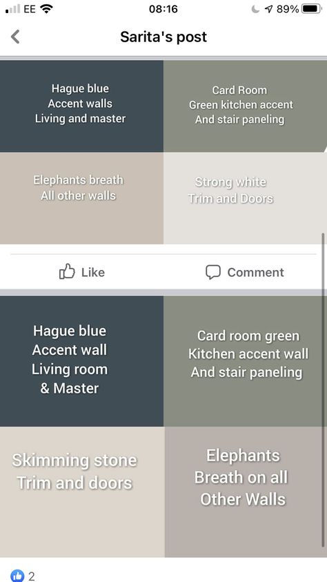 Elephants Breath Bedroom Colour Schemes, Elephants Breath Colour Schemes, Colours For East Facing Rooms, Whole House Colour Scheme Uk, Dulux Sapphire Salute, Dulux Sapphire Salute Living Rooms, Midnight Teal Dulux Heritage, Living Room Colour Schemes, Accent Wall In Kitchen