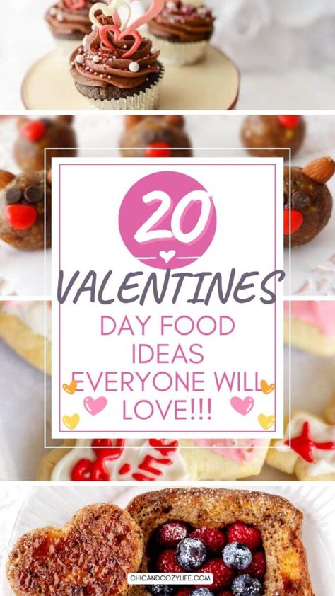 20 Festive Valentine’s Day Food Ideas For The Perfect Celebration - Chic & Cozy Valentine Brunch Food, Valentine Potluck Ideas, Valentine’s Day Party Food, Valentine Party Food, Valentine Food Ideas, Valentines Day Food Ideas, Valentines Dinner Ideas, Food Valentines Day, Couple Food