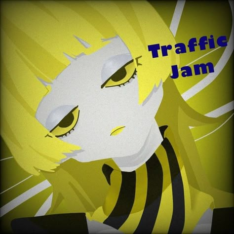 Nilfruits Traffic Jam, Traffic Jam Vocaloid, Traffic Jam Illustration, Ado Vocaloid, Yuu Miyashita, Jam Illustration, Good Bands, Vocaloid Songs, Dnd Things