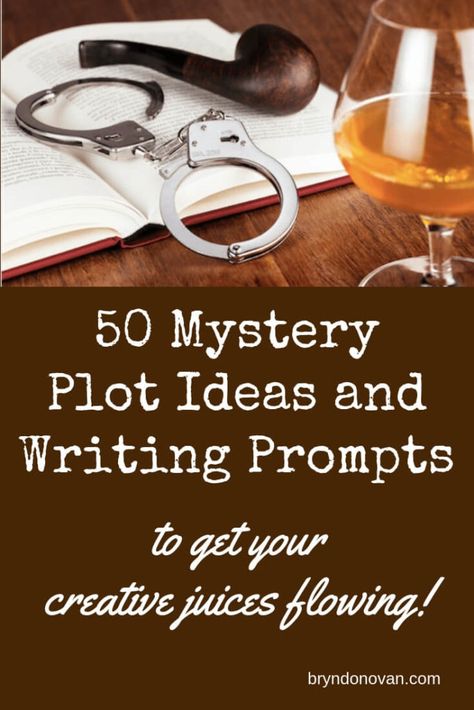 50 Mystery Plot Ideas and Writing Prompts #mystery plot idea generator #creative writing exercises #mystery stories #how to write a mystery novel Mystery Plot Ideas, Mystery Story Ideas, Fanfiction Tips, Creative Writing Worksheets, Plot Ideas, Creative Writing Exercises, Writing Studio, Marketing Books, Writing Genres