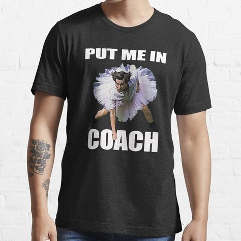 Put Me In Coach, Football Coach Gifts, Coach Shirt, Coach Shirts, Football Coach, Coach Gifts, Jersey T Shirt, Male Model, Solid Colors