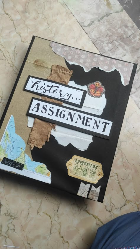 Scrapbook Subject Ideas, Scrapbook Design Front Page, History Scrapbook Projects, School Project Scrapbook Ideas, Cover For History Project, Scrapbook Ideas For History Project, Record Book Design Ideas, Project Book Decoration Ideas School, Project File Cover Ideas School History