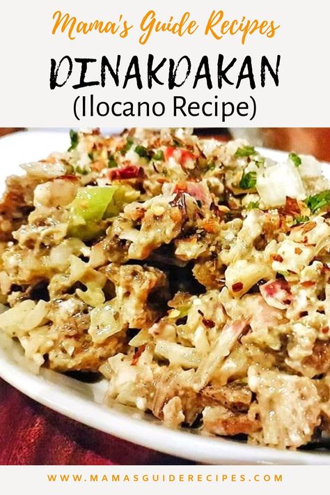 Ilocano Food Recipes Dishes, Dinakdakan Recipe Filipino Food, Dinakdakan Ilocano Recipe, Ilocano Recipes, Sisig Recipe Philippines, Dinakdakan Recipe, Sisig Recipe, Cultural Recipes, Recipes Using Pork