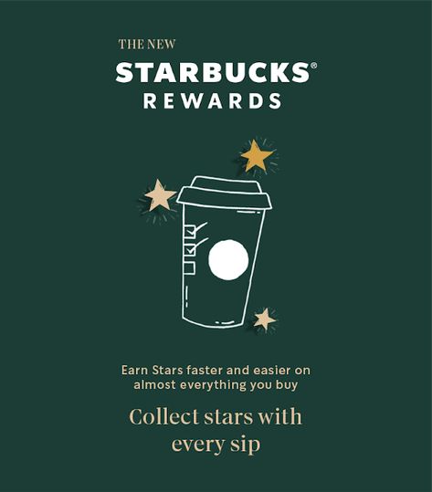 Loyalty Program Poster, Starbucks Social Media Design, Starbucks Advertisement Poster, Loyalty Program Design Marketing, Rewards Program Design, Holiday Sale Design, Starbucks Ads, Orange Magazine, Reward Poster