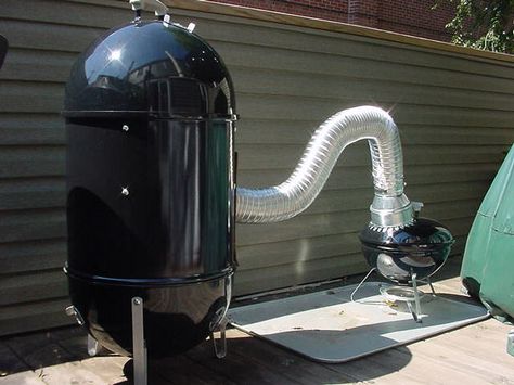 refrigerator smokers - Google Search Diy Smokehouse, Smokehouse Plans, Smokehouse Ideas, Cold Smoker, Build A Smoker, Backyard Smokers, Weber Smokey Mountain, Diy Smoker, Smoker Plans