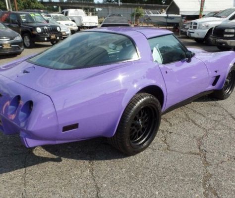 1979 Corvette Stingray in purple and black Purple Corvette Stingray, Purple Corvette, Tate James, 1979 Corvette, Hades Aesthetic, 1969 Corvette, Old Corvette, Eclectic Outfits, Purple Princess