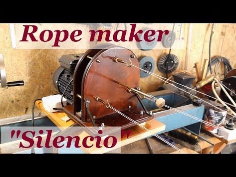 Rope Maker, Rope Making, How To Make Rope, Belt Drive, Growing Family, Making Machine, Drive