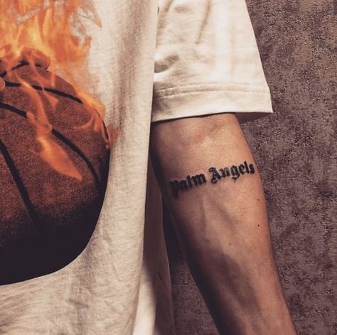 Palm Angels Tattoo, Angels Tattoo, Showing Love, Angel Tattoo, Palm Angels, Tattoo Quotes, Tattoos