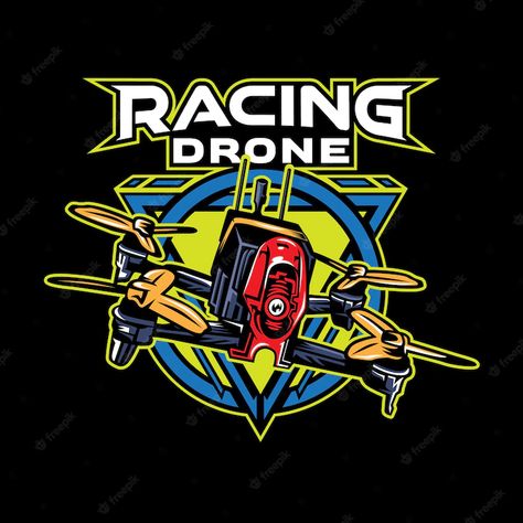 Drone Logo, Drone Design, Drone Racing, Premium Vector, Graphic Resources, Avengers, Sketch Book, Comic Book Cover, Logo Design