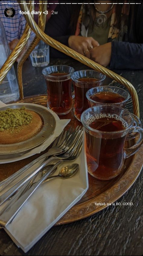 Arabic Tea Aesthetic, Arab Tea Aesthetic, Turkish Food Aethstetic, Turkish Tea Aesthetic, Turkey Instagram Story, Tea Story Instagram, Turkish Coffee Aesthetic, Tea Instagram Story, Arab Tea