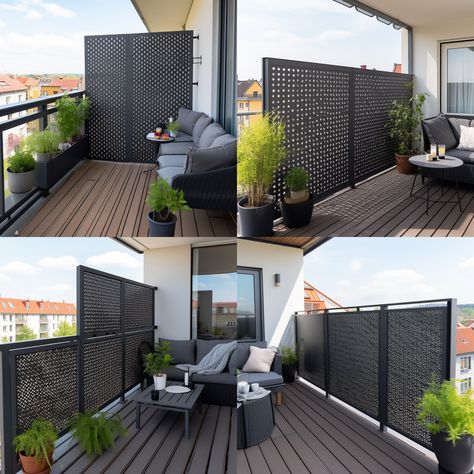 midjourney balcony divider idea Terrace Partition, Balcony Divider, Hotel Balcony, Privacy Panels, Balcony, Terrace, Divider, Hotel, Quick Saves