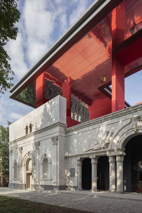 Tumo Center for Creative Technologies / Bernard Khoury Architects | ArchDaily Bernard Khoury, Renovation Architecture, Monochromatic Palette, Adaptive Reuse, Historical Architecture, Concept Architecture, Architecture Project, Shopping Center, Historic Buildings