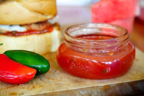 Watermelon Jalapeño Jelly Recipe Jalapeno Jam Recipe, Pawpaw Recipes, Jalapeno Jelly Recipes, Watermelon Jam, Jalapeño Jelly, Jelly Making, Fruit Butters, Pepper Jelly Recipes, Jelly Jelly