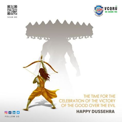 When the world was tortured by the great asura, a learned scholar and a big devotee of shiva-Raavan abducted Devi Sita and flew to Lanka. This was when Maryada Purshotam Ram lifted his bow and arrow and relieved Sita from his confinement and relieved the world from Raavan's torture. Dussehra is celebrated marked as the day when Raavan was killed, and the war against good over evil was won. Happy Dussehra! #happydusserha #dusserha #dusserha2022 Dasara Creative Ads, Dussehra Creative Ads Video, Dussehra Poster Design, Dussehra Posters, Dussehra Wishes Creative, Dushera Creative Post, Happy Dussehra Creative Ads, Dussehra Creative Post, Dussehra Creative Poster