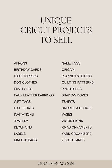 Looking for unique Cricut project to sell? Check out these unique projects to sell and make money from home! Make And Sell With Cricut, How To Create Svgs To Sell, Cricut Joy Project Ideas To Sell, Craft Fair Cricut Ideas To Sell, Gifts To Make With A Cricut, Cricut Craft Ideas Projects, Simple Cricut Projects To Sell, Things To Make With Your Cricut, Custom Cricut Projects